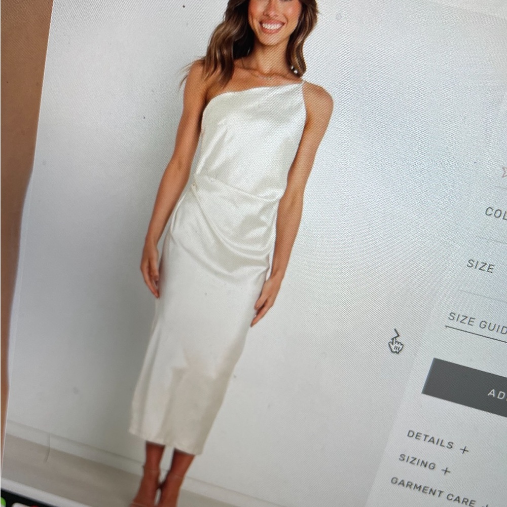 Cream Petal and Pup Dress